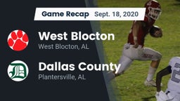 Recap: West Blocton  vs. Dallas County  2020