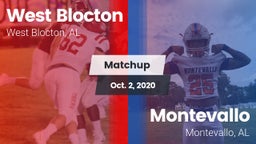 Matchup: West Blocton vs. Montevallo  2020