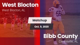 Matchup: West Blocton vs. Bibb County  2020