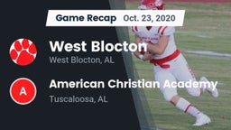Recap: West Blocton  vs. American Christian Academy  2020