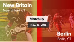 Matchup: New Britain vs. Berlin  2016