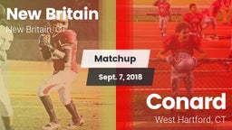 Matchup: New Britain vs. Conard  2018