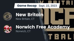 Recap: New Britain  vs. Norwich Free Academy 2023