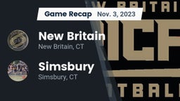 Recap: New Britain  vs. Simsbury  2023