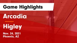 Arcadia  vs Higley  Game Highlights - Nov. 24, 2021