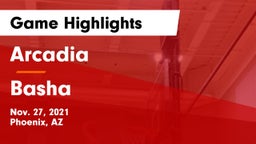 Arcadia  vs Basha  Game Highlights - Nov. 27, 2021