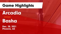 Arcadia  vs Basha  Game Highlights - Dec. 28, 2021