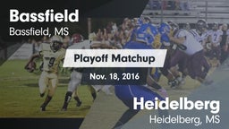 Matchup: Bassfield vs. Heidelberg  2016