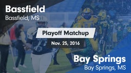 Matchup: Bassfield vs. Bay Springs  2016
