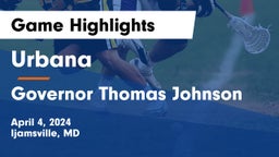 Urbana  vs Governor Thomas Johnson  Game Highlights - April 4, 2024