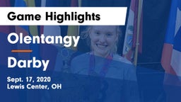 Olentangy  vs Darby  Game Highlights - Sept. 17, 2020