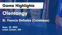 Olentangy  vs St. Francis DeSales  (Columbus) Game Highlights - Sept. 23, 2020