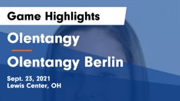 Olentangy  vs Olentangy Berlin  Game Highlights - Sept. 23, 2021