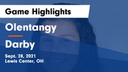 Olentangy  vs Darby  Game Highlights - Sept. 28, 2021