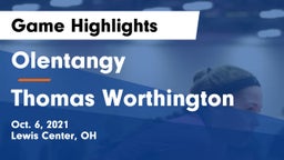 Olentangy  vs Thomas Worthington  Game Highlights - Oct. 6, 2021