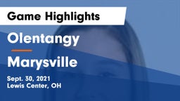 Olentangy  vs Marysville  Game Highlights - Sept. 30, 2021