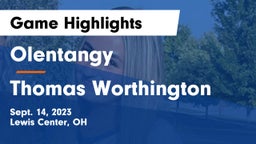 Olentangy  vs Thomas Worthington  Game Highlights - Sept. 14, 2023