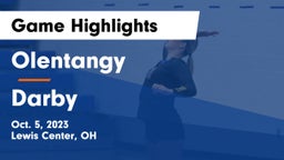 Olentangy  vs Darby  Game Highlights - Oct. 5, 2023
