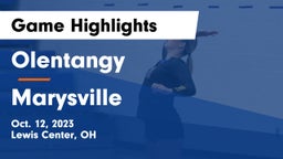Olentangy  vs Marysville  Game Highlights - Oct. 12, 2023