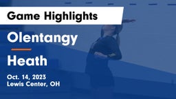 Olentangy  vs Heath  Game Highlights - Oct. 14, 2023