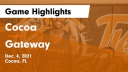 Cocoa  vs Gateway  Game Highlights - Dec. 4, 2021