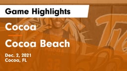 Cocoa  vs Cocoa Beach  Game Highlights - Dec. 2, 2021