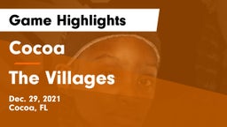 Cocoa  vs The Villages  Game Highlights - Dec. 29, 2021