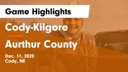 Cody-Kilgore  vs Aurthur County Game Highlights - Dec. 11, 2020