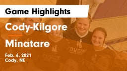 Cody-Kilgore  vs Minatare  Game Highlights - Feb. 6, 2021