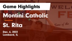 Montini Catholic  vs St. Rita  Game Highlights - Dec. 6, 2022