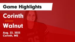 Corinth  vs Walnut  Game Highlights - Aug. 22, 2023