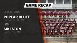 Recap: Poplar Bluff  vs. Sikeston  2016