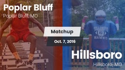 Matchup: Poplar Bluff vs. Hillsboro  2016