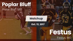 Matchup: Poplar Bluff vs. Festus  2017
