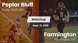Matchup: Poplar Bluff vs. Farmington  2018
