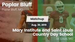 Matchup: Poplar Bluff vs. Mary Institute and Saint Louis Country Day School 2019