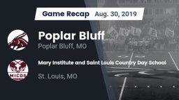 Recap: Poplar Bluff  vs. Mary Institute and Saint Louis Country Day School 2019