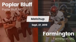 Matchup: Poplar Bluff vs. Farmington  2019