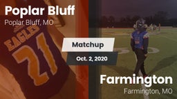 Matchup: Poplar Bluff vs. Farmington  2020