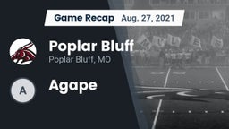 Recap: Poplar Bluff  vs. Agape 2021