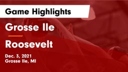 Grosse Ile  vs Roosevelt  Game Highlights - Dec. 3, 2021