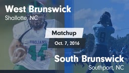 Matchup: West Brunswick vs. South Brunswick  2016