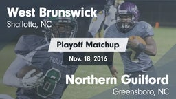 Matchup: West Brunswick vs. Northern Guilford  2016