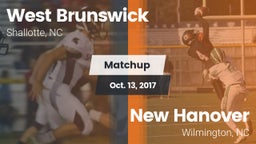 Matchup: West Brunswick vs. New Hanover  2017