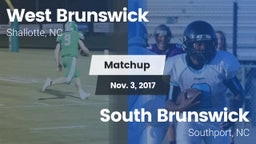 Matchup: West Brunswick vs. South Brunswick  2017