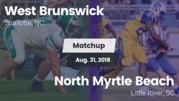 Matchup: West Brunswick vs. North Myrtle Beach  2018