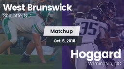 Matchup: West Brunswick vs. Hoggard  2018