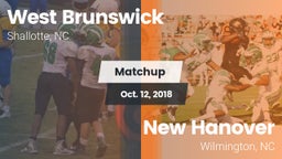 Matchup: West Brunswick vs. New Hanover  2018