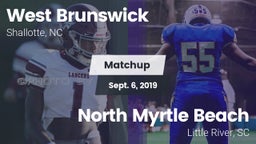 Matchup: West Brunswick vs. North Myrtle Beach  2019