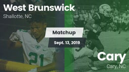 Matchup: West Brunswick vs. Cary  2019